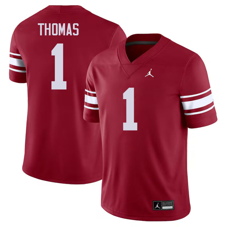 Elijah Thomas Oklahoma Sooners Jersey,Oklahoma Sooners Football Uniforms,Jersey-Throwback